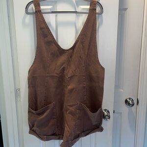 Free People high roller overalls